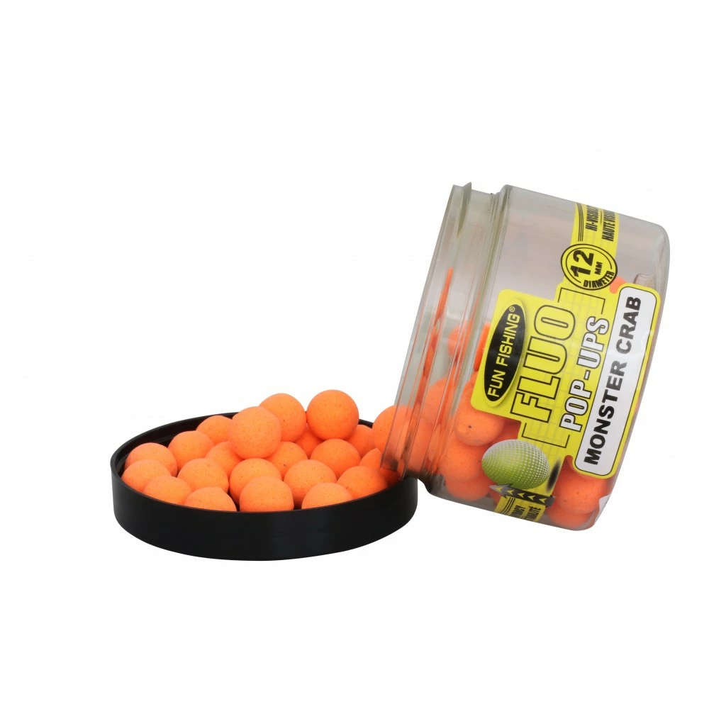 Fluo Pop Ups Monster Crab Orange 12mm 55g FUN FISHING – Image 2