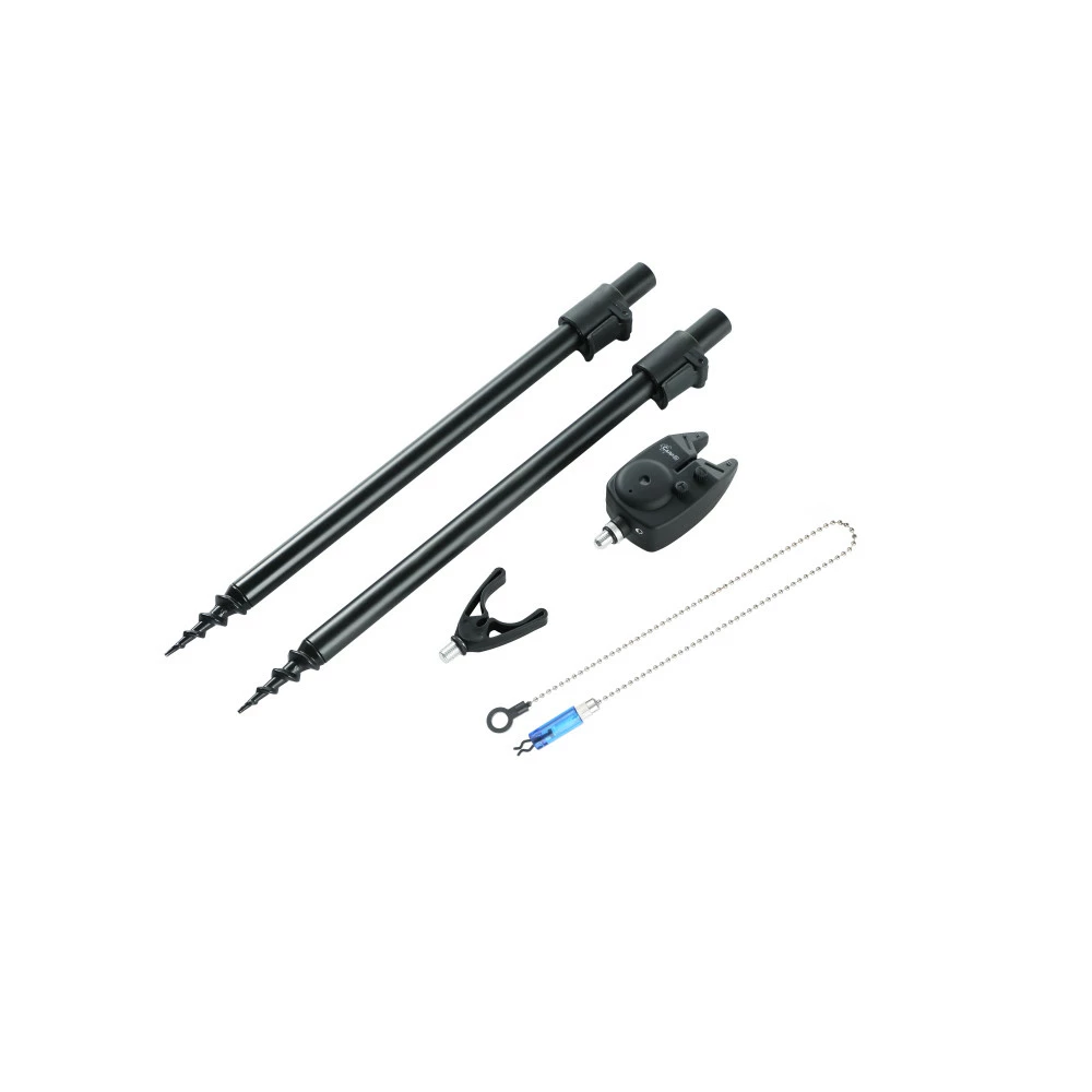 Kit CarpOn 2 Piques +1 Détecteur+ 1 Hanger + Support Arrière – Image 2