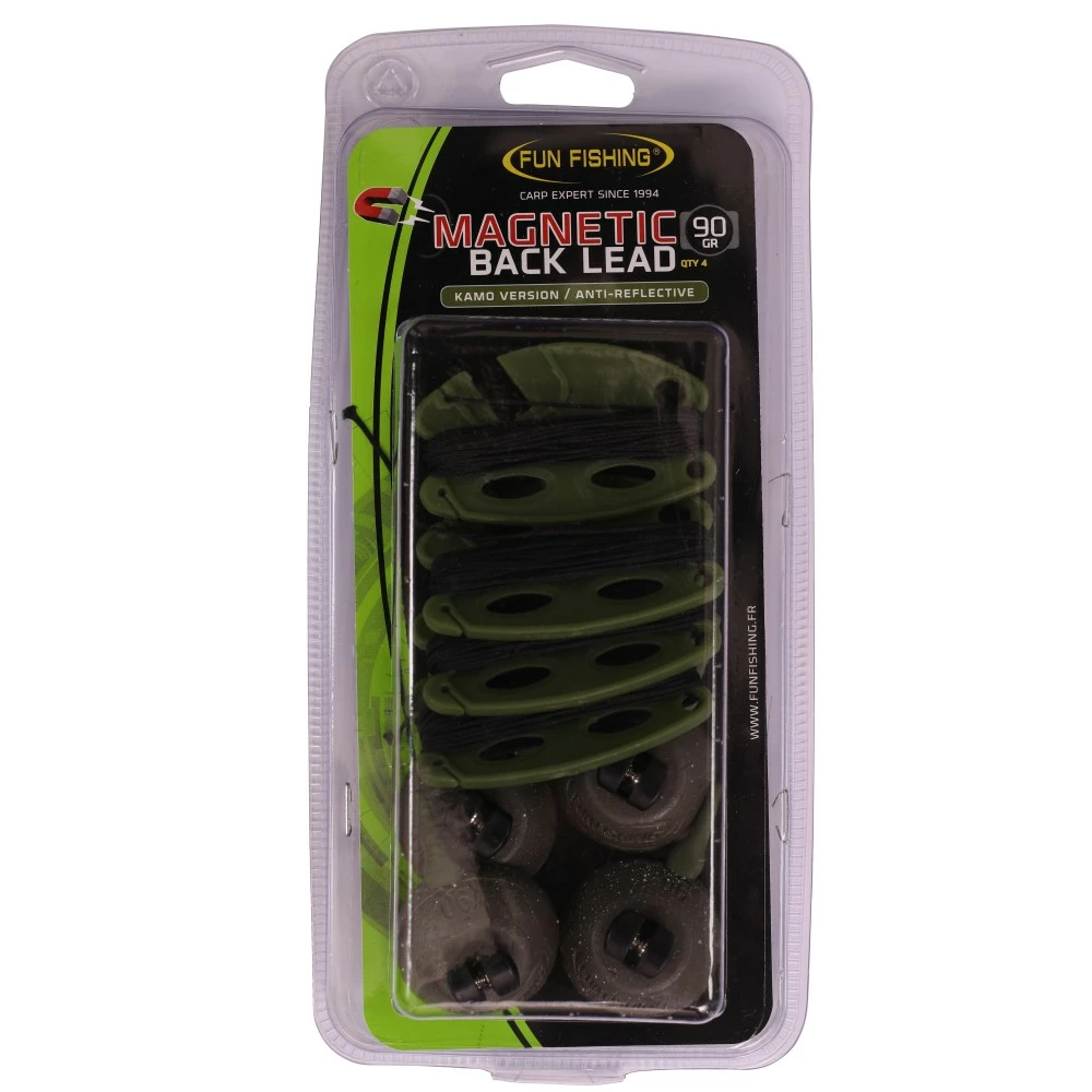 Magnetic Back Lead Kamo Pack FUN FISHING Camouflage 90gr – Image 2